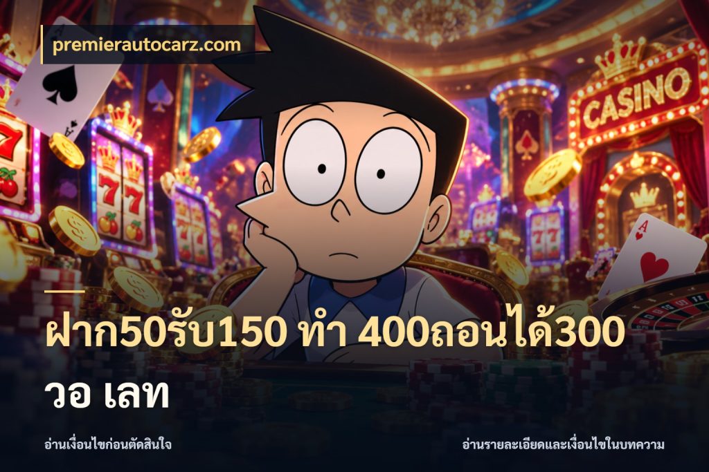 ฝาก50รับ150 ทํา 400ถอนได้300 วอ เลท เปิดมุมโปรให้เข้ากับเกมแนวโปรด สไตล์ premierautocarz.com