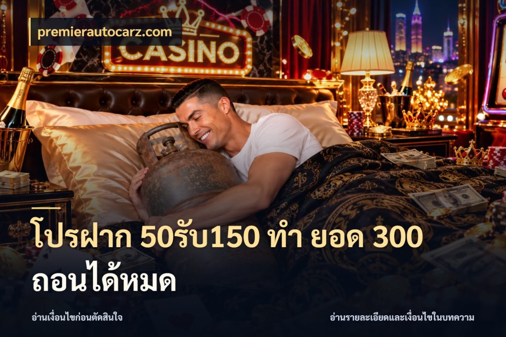 โปรฝาก 50รับ150 ทํา ยอด 300 ถอนได้หมด สนุกกับตัวเลือกโปรในสไตล์ของคุณ ในมุม premierautocarz.com