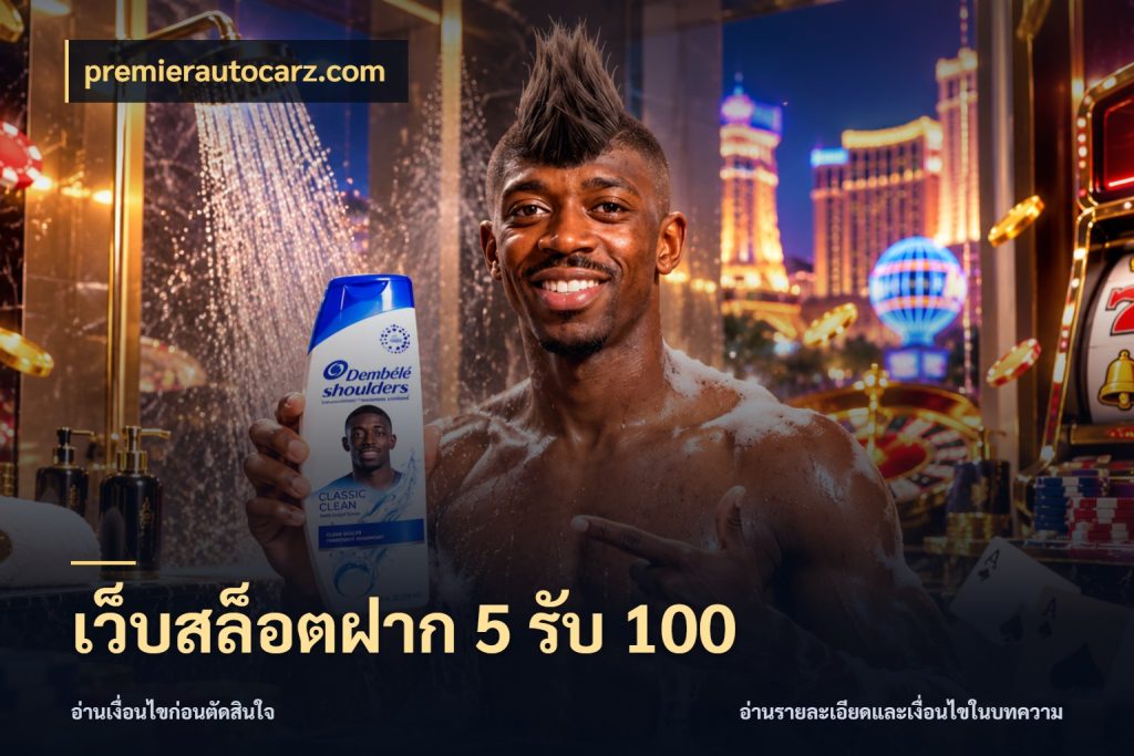 เว็บสล็อตฝาก 5 รับ 100 โปรยอดรับที่สายเกมสนใจ กับ premierautocarz.com