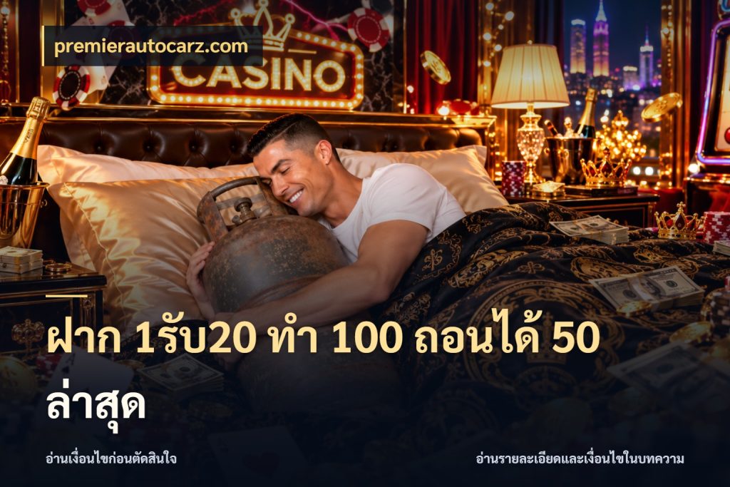 ฝาก 1รับ20 ทํา 100 ถอนได้ 50 ล่าสุด รูปแบบโบนัสกับสิทธิ์ของสายเกม กับ premierautocarz.com