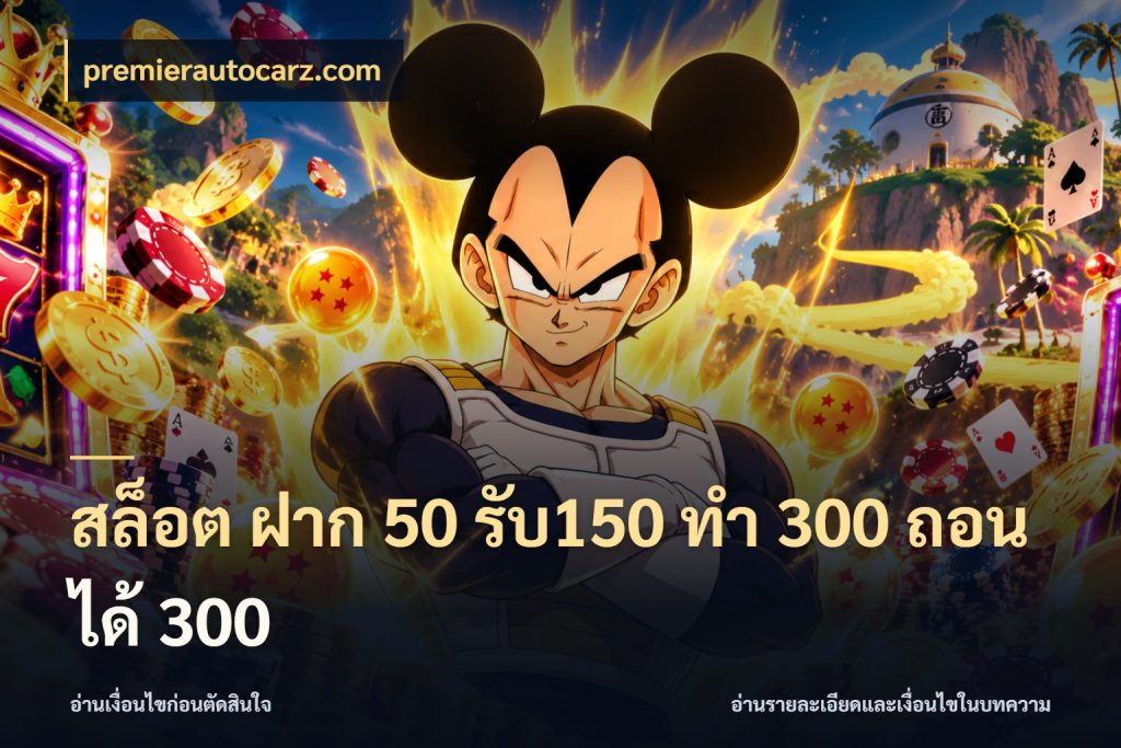 สล็อต ฝาก 50 รับ150 ทํา 300 ถอนได้ 300 โปรยอดรับที่สายเกมสนใจ สไตล์ premierautocarz.com