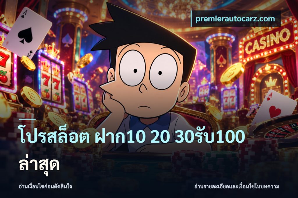 โปรสล็อต ฝาก10 20 30รับ100 ล่าสุด