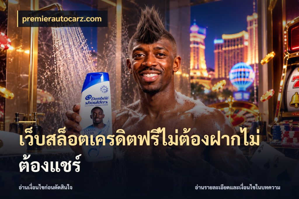 เว็บสล็อตเครดิตฟรีไม่ต้องฝากไม่ต้องแชร์ รู้จักยอดและขอบเขตของเครดิตฟรี ในมุม premierautocarz.com