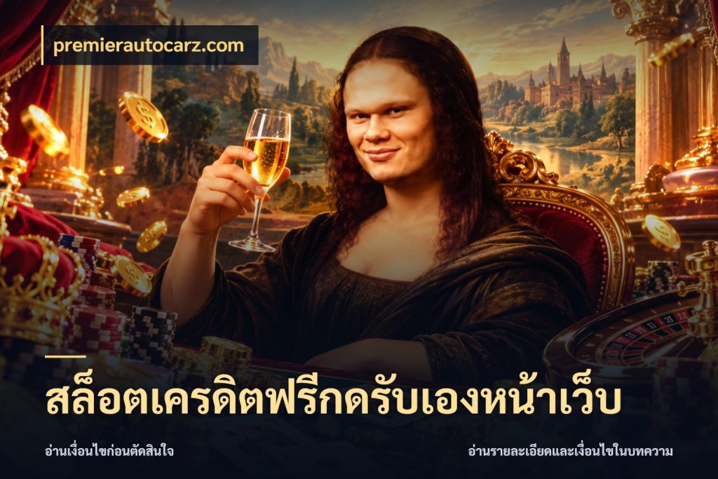 สล็อตเครดิตฟรีกดรับเองหน้าเว็บ เลือกสไตล์ความสนุกจากรูปแบบเครดิต กับ premierautocarz.com