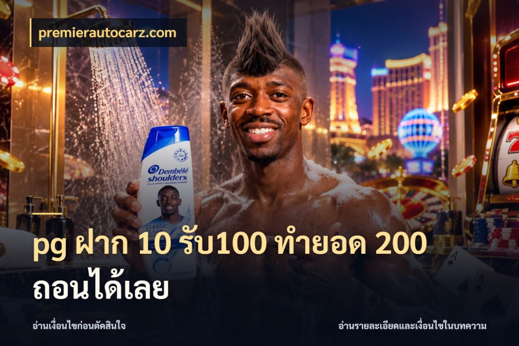 pg ฝาก 10 รับ100 ทำยอด 200 ถอนได้เลย สีสันของโปรฝากและยอดรับ สไตล์ premierautocarz.com