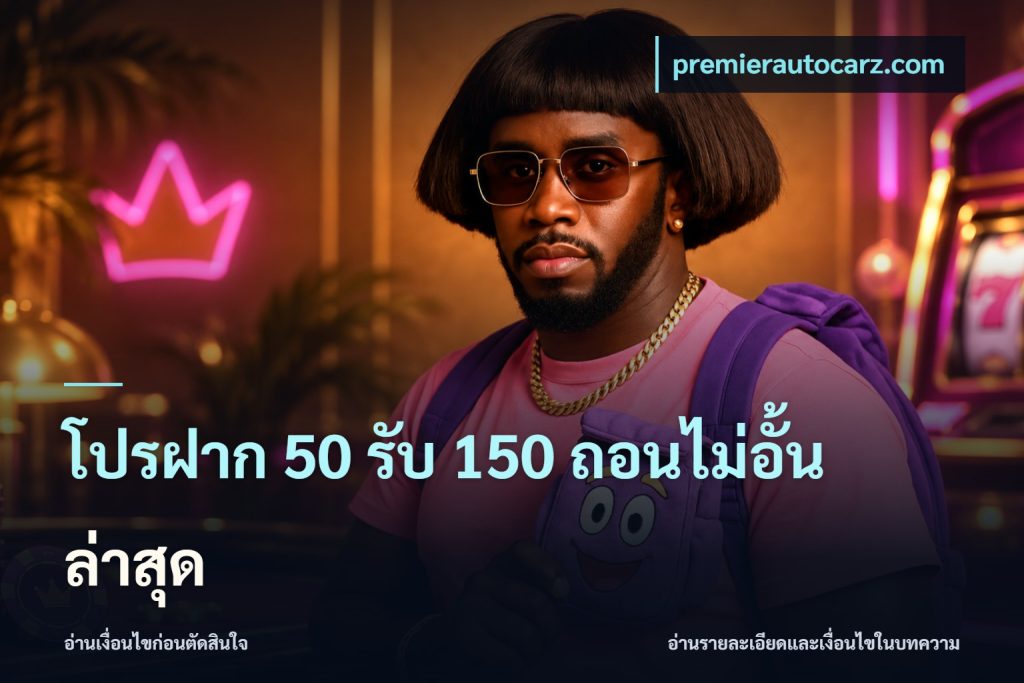 โปรฝาก 50 รับ 150 ถอนไม่อั้นล่าสุด