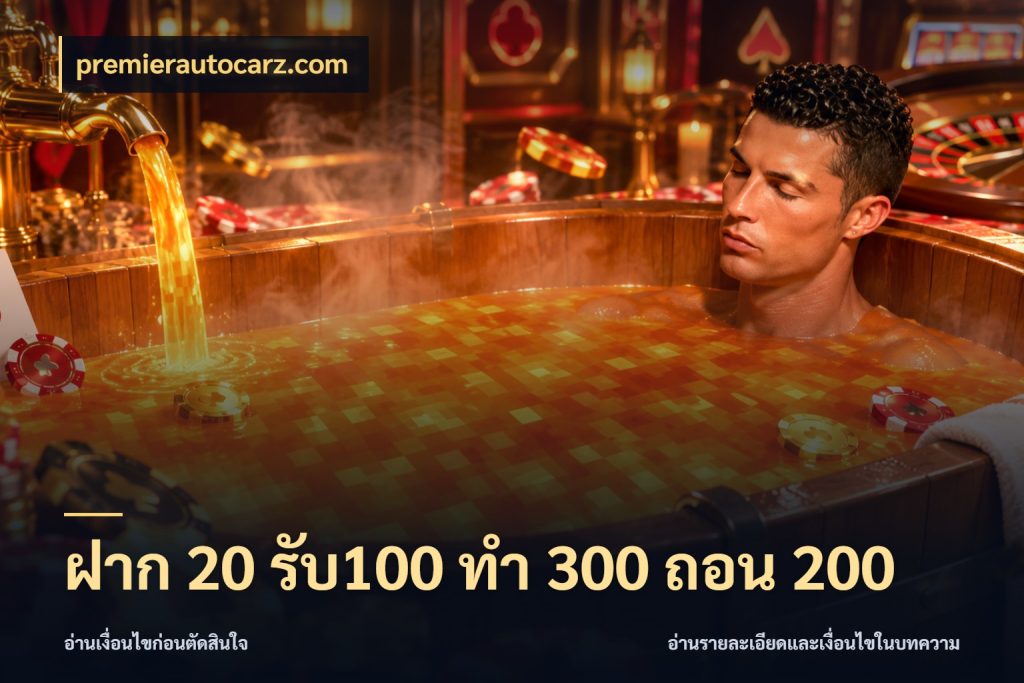 ฝาก 20 รับ100 ทํา 300 ถอน 200 premierautocarz.com เครดิตกับรูปแบบโปรที่ตรงใจ