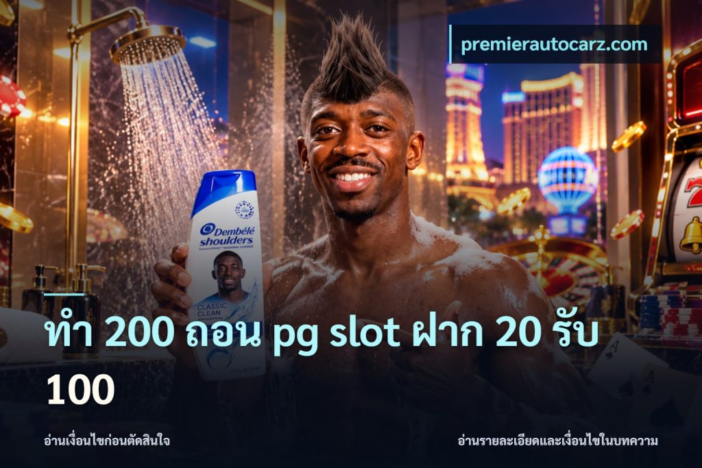 ทํา 200 ถอน pg slot ฝาก 20 รับ 100