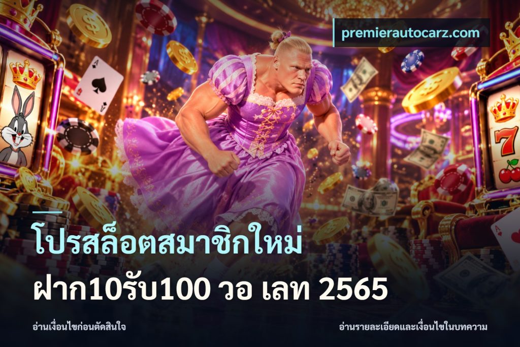 โปรสล็อตสมาชิกใหม่ ฝาก10รับ100 วอ เลท 2565