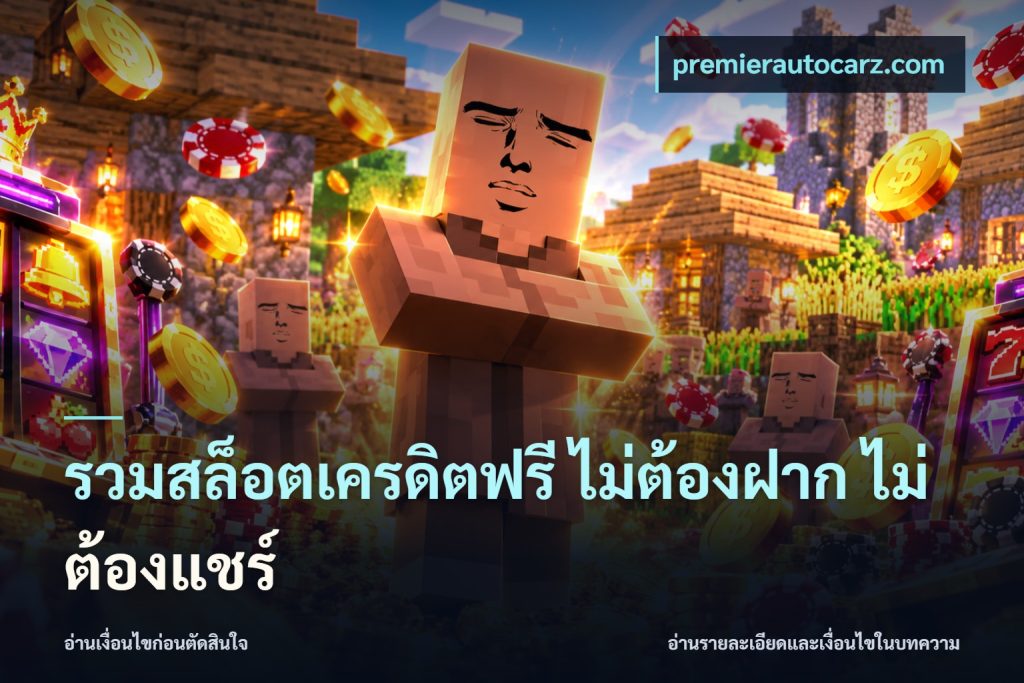 รวมสล็อตเครดิตฟรี ไม่ต้องฝาก ไม่ต้องแชร์