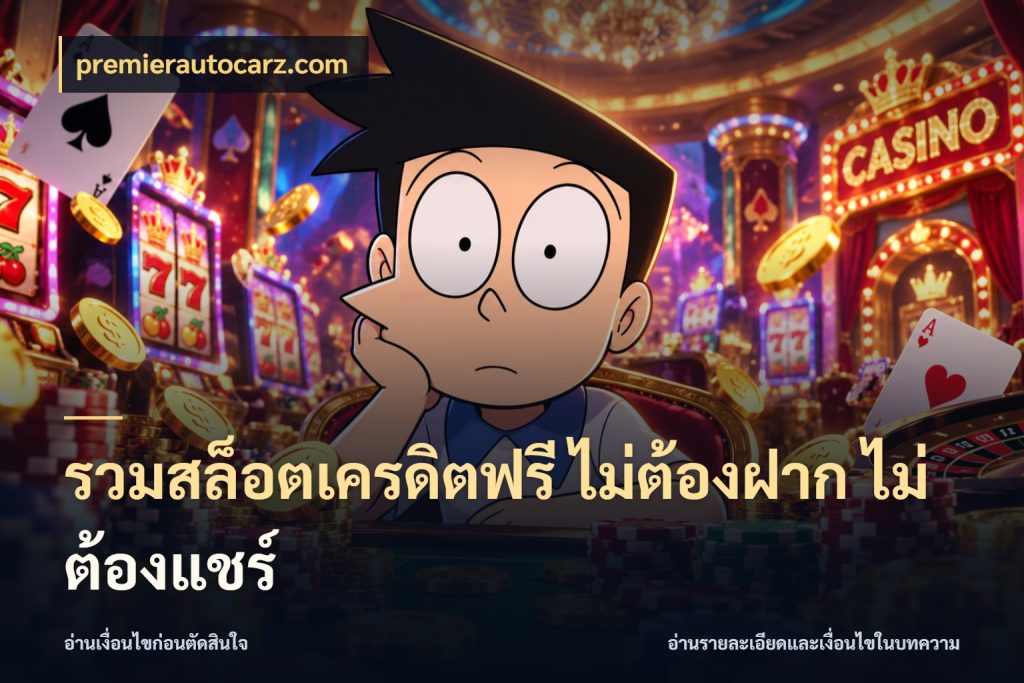 รวมสล็อตเครดิตฟรี ไม่ต้องฝาก ไม่ต้องแชร์ จากชื่อเครดิตฟรีสู่ความสนุกที่เข้าใจได้ สไตล์ premierautocarz.com