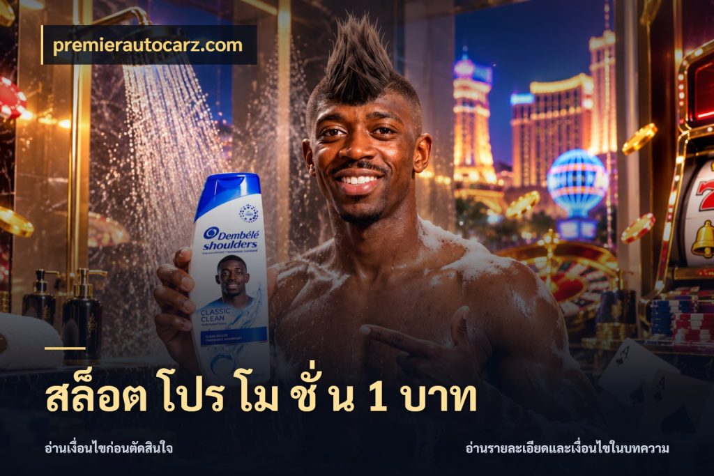 สล็อต โปร โม ชั่ น 1 บาท จำนวนเริ่มต้นกับรายละเอียดที่สายเกมสนใจ ในมุม premierautocarz.com