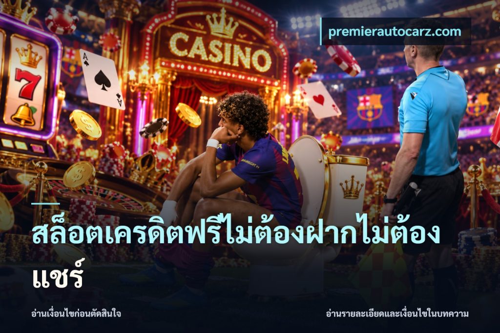 สล็อตเครดิตฟรีไม่ต้องฝากไม่ต้องแชร์