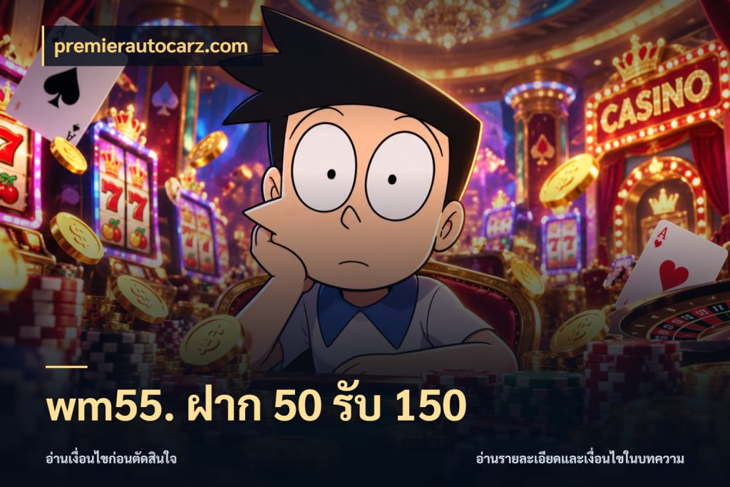 wm55. ฝาก 50 รับ 150 รูปแบบโบนัสกับสิทธิ์ของสายเกม กับ premierautocarz.com