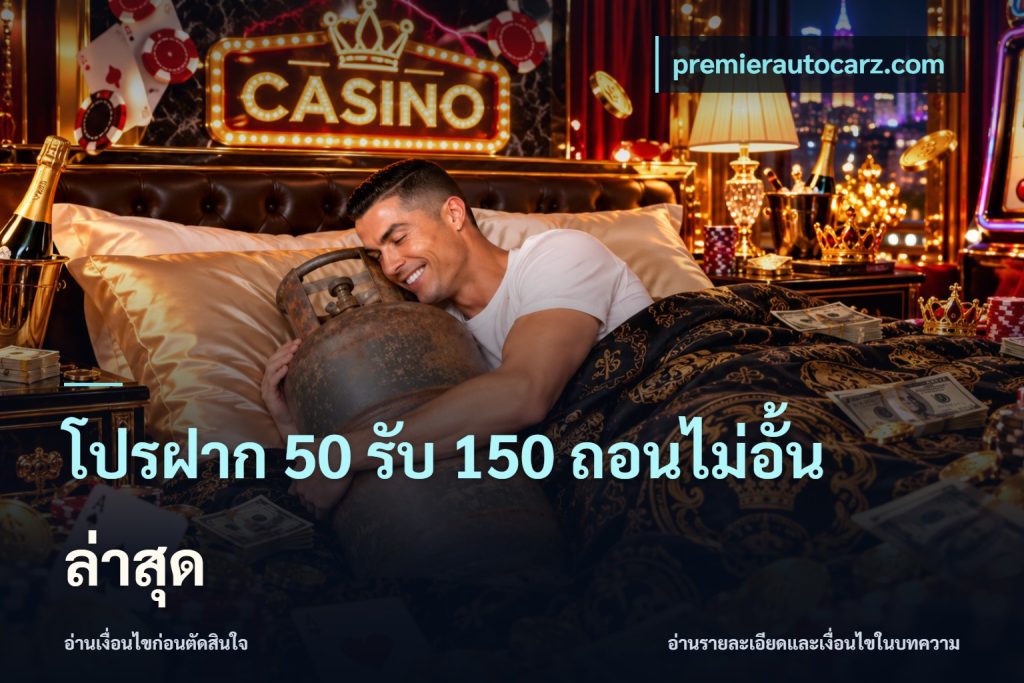 โปรฝาก 50 รับ 150 ถอนไม่อั้น ล่าสุด