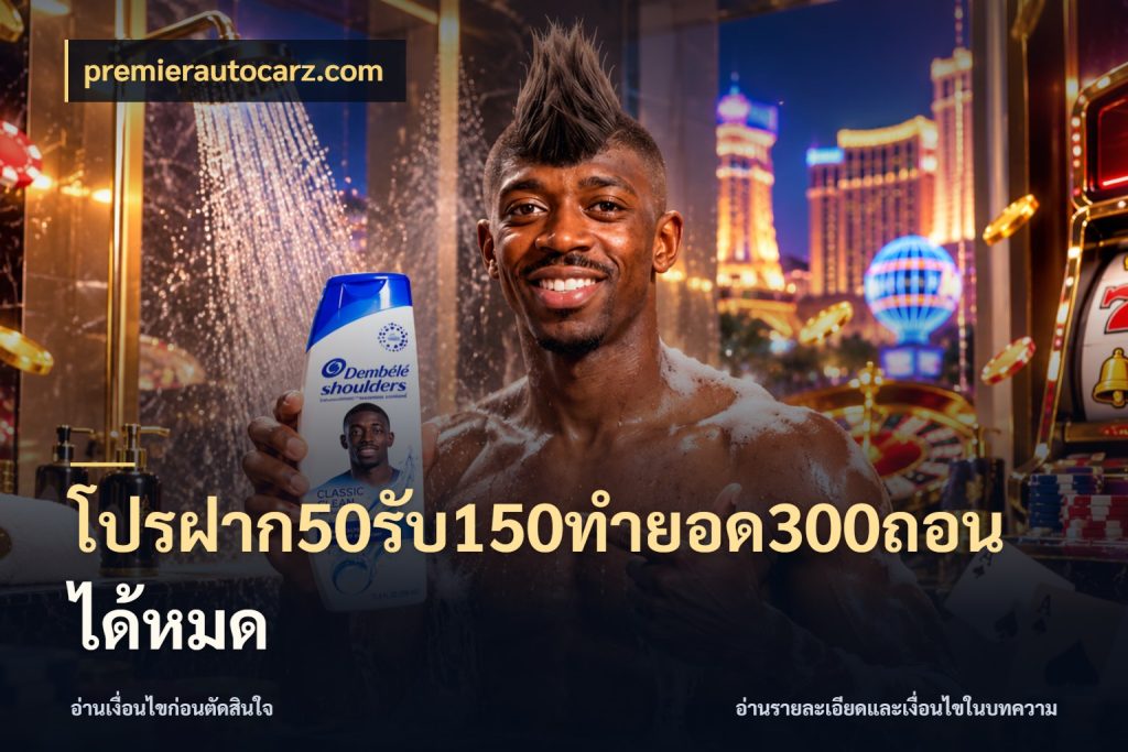 โปรฝาก50รับ150ทํายอด300ถอนได้หมด จุดเด่นของเครดิตที่คนชอบเกมอยากรู้ กับ premierautocarz.com