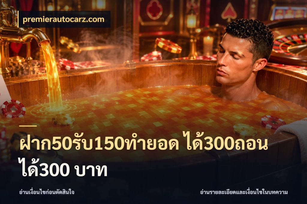 ฝาก50รับ150ทำยอด ได้300ถอนได้300 บาท จับประเด็นยอดรับก่อนเลือกความสนุก กับ premierautocarz.com