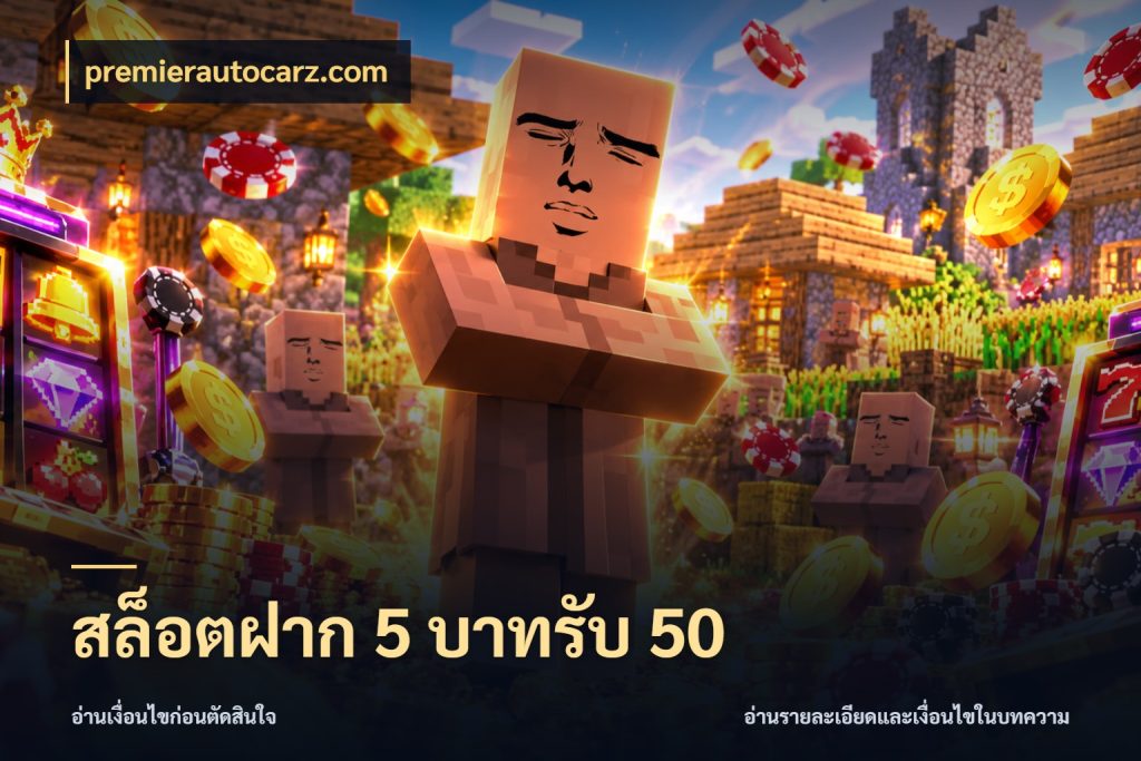 สล็อตฝาก 5 บาทรับ 50 เครดิตกับรูปแบบโปรที่ตรงใจ สไตล์ premierautocarz.com
