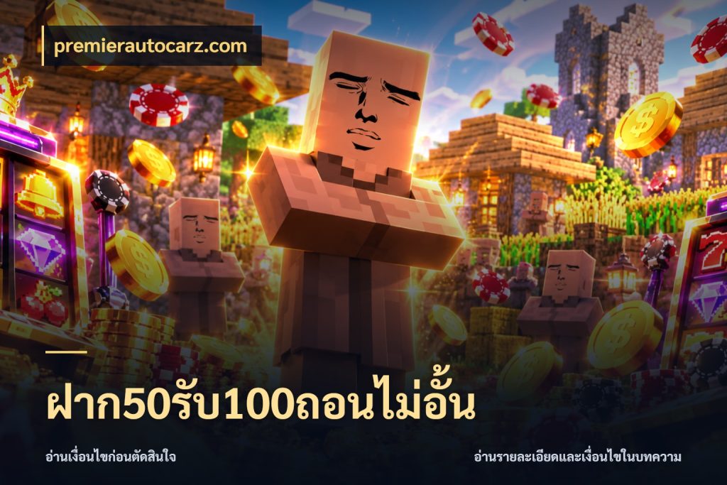 ฝาก50รับ100ถอนไม่อั้น จับประเด็นยอดรับก่อนเลือกความสนุก ในมุม premierautocarz.com
