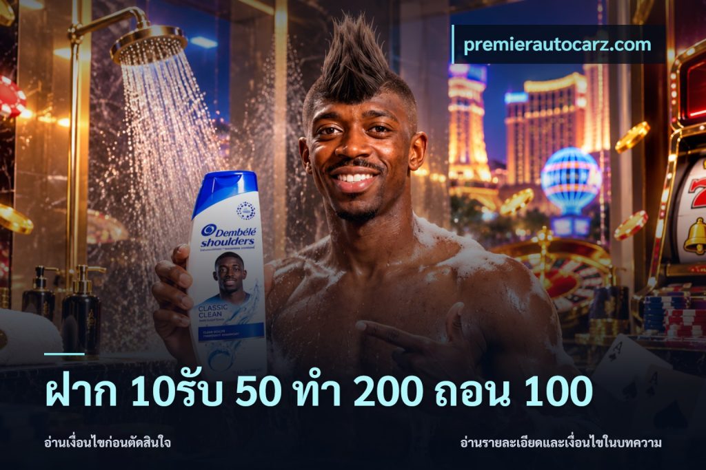ฝาก 10รับ 50 ทํา 200 ถอน 100
