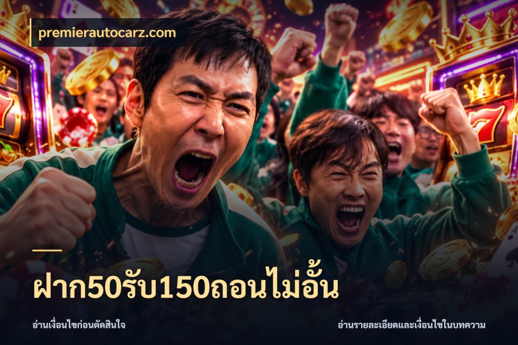 ฝาก50รับ150ถอนไม่อั้น โปรยอดรับที่สายเกมสนใจ สไตล์ premierautocarz.com