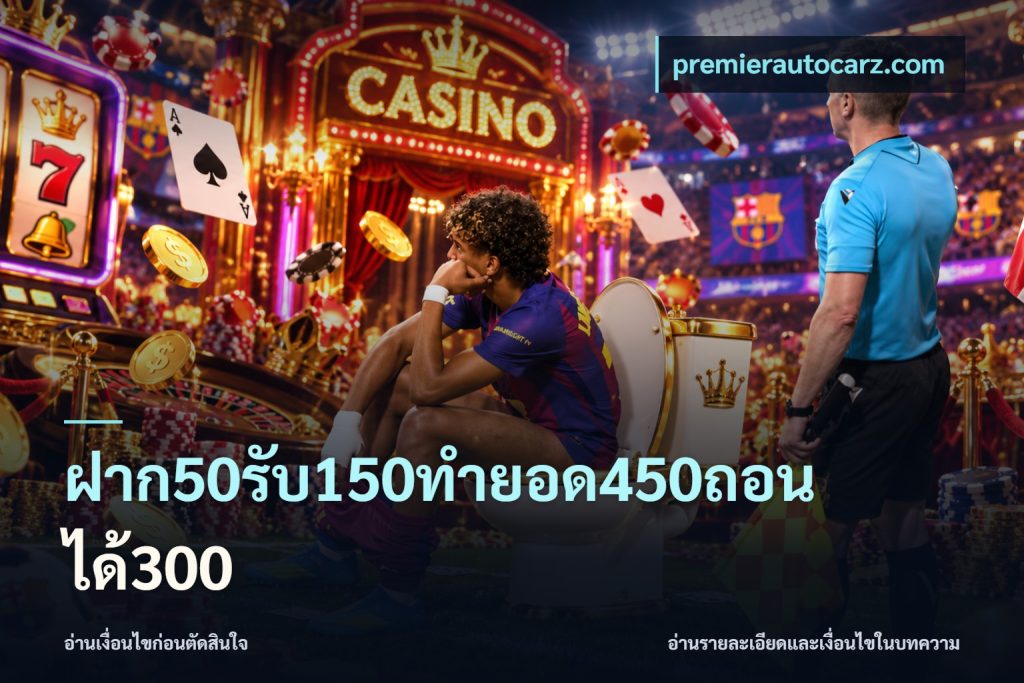 ฝาก50รับ150ทำยอด450ถอนได้300