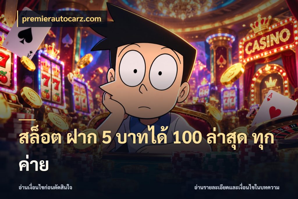 สล็อต ฝาก 5 บาทได้ 100 ล่าสุด ทุกค่าย สีสันของโปรฝากและยอดรับ สไตล์ premierautocarz.com