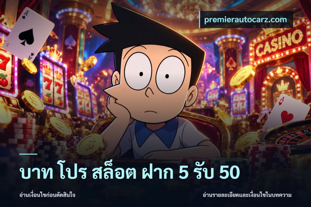 บาท โปร สล็อต ฝาก 5 รับ 50