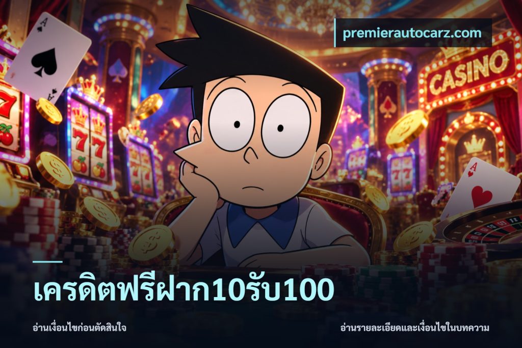 เครดิตฟรีฝาก10รับ100