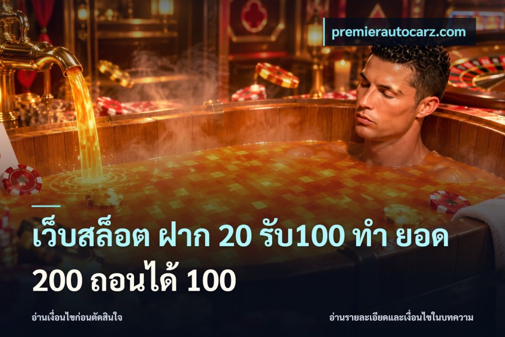เว็บสล็อต ฝาก 20 รับ100 ทํา ยอด 200 ถอนได้ 100