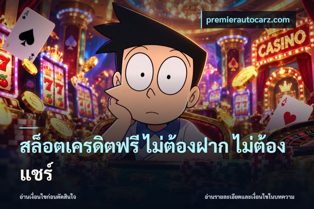 สล็อตเครดิตฟรี ไม่ต้องฝาก ไม่ต้องแชร์
