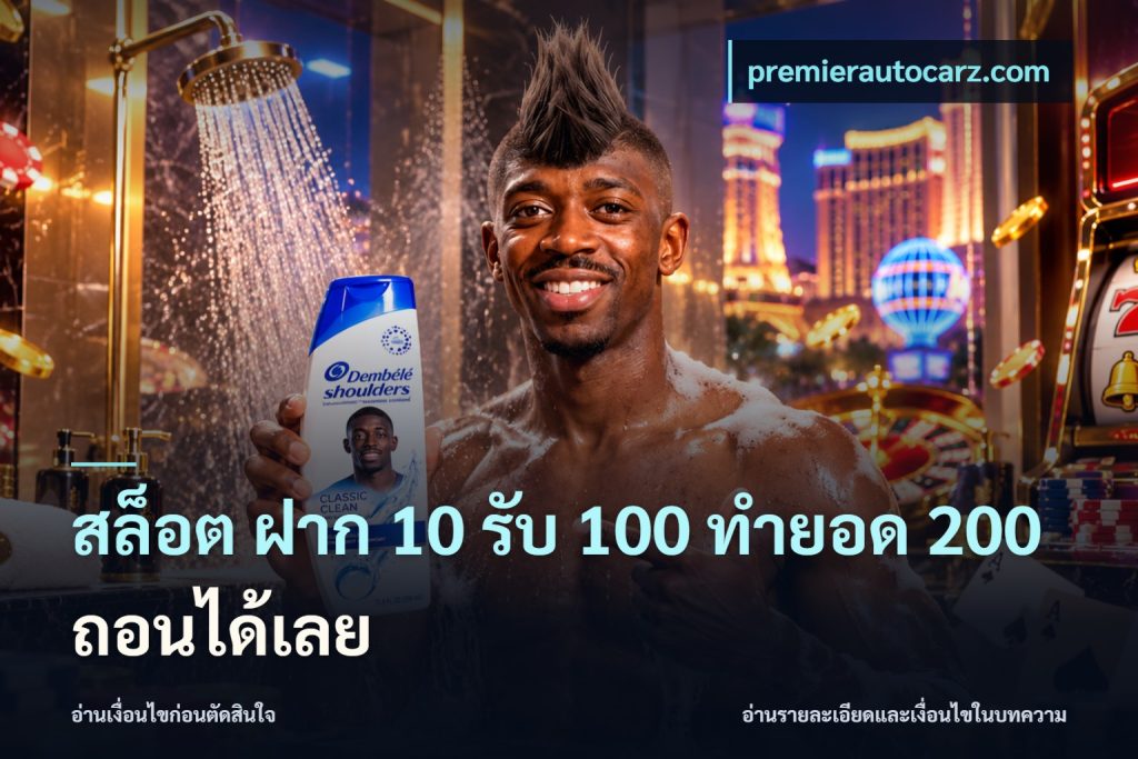 สล็อต ฝาก 10 รับ 100 ทำยอด 200 ถอนได้เลย
